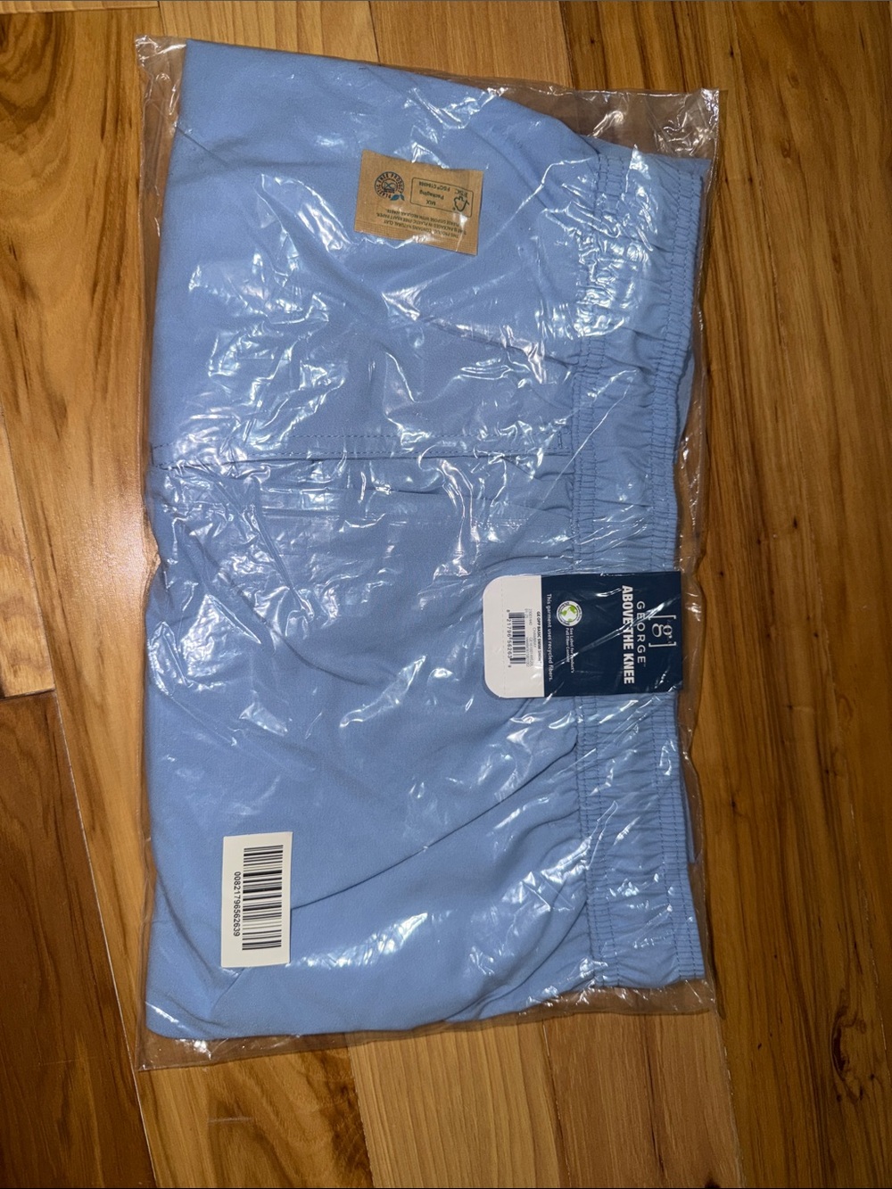 NWT Light Blue Athletic Shorts with Elastic Waistband
